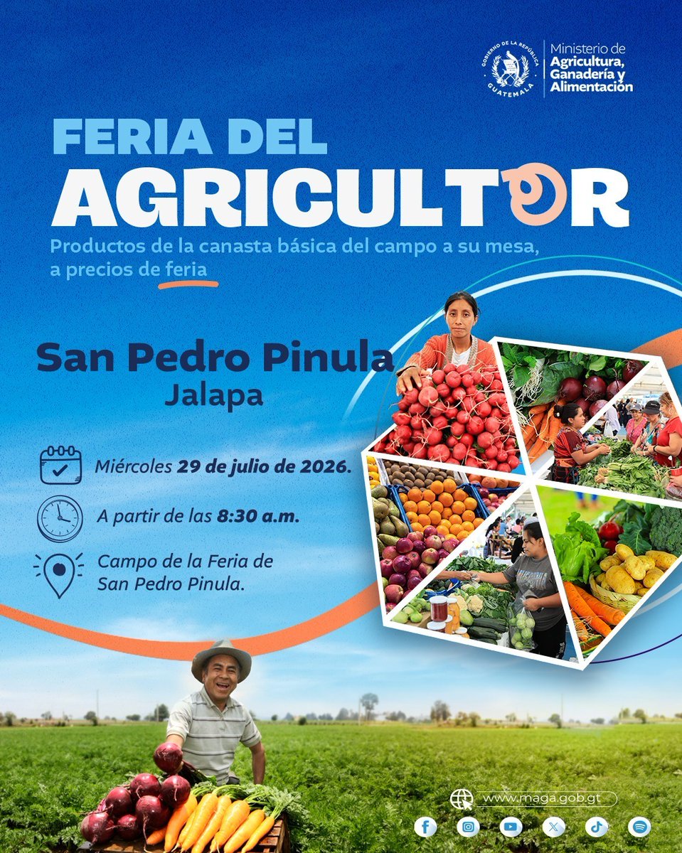 La Feria del Agricultor de San Pedro Pinula acercará alimentos del campo a las familias.jpg